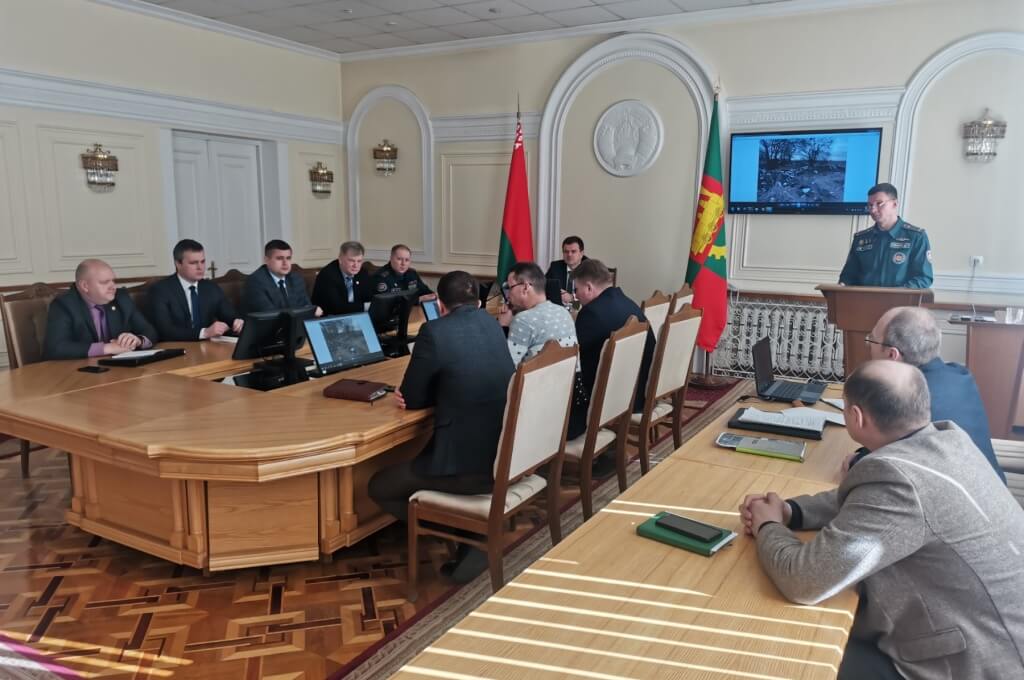Заседание комиссии по чрезвычайным ситуациям Барановичи МЧС